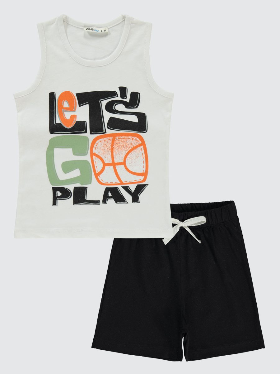 civil- Boys 'Let's Go' Sleeveless Set