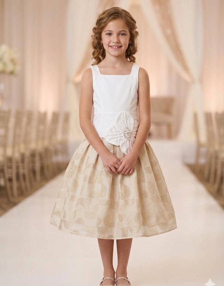 cikoby - STRAPLESS DRESS WITH FLOWER DETAIL