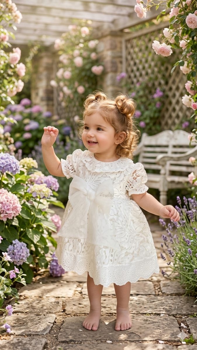 LILLY GIRL dress with bow