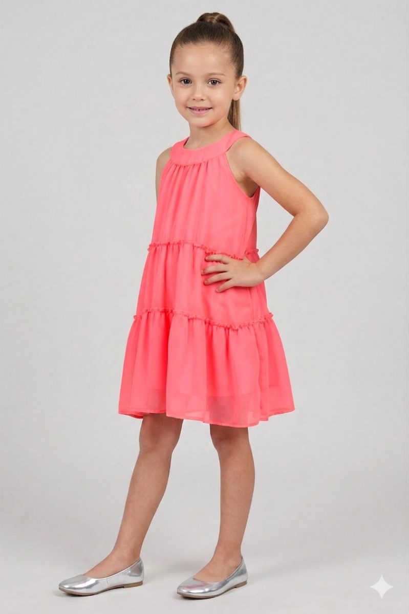 DMB- Layered Chiffon Dress