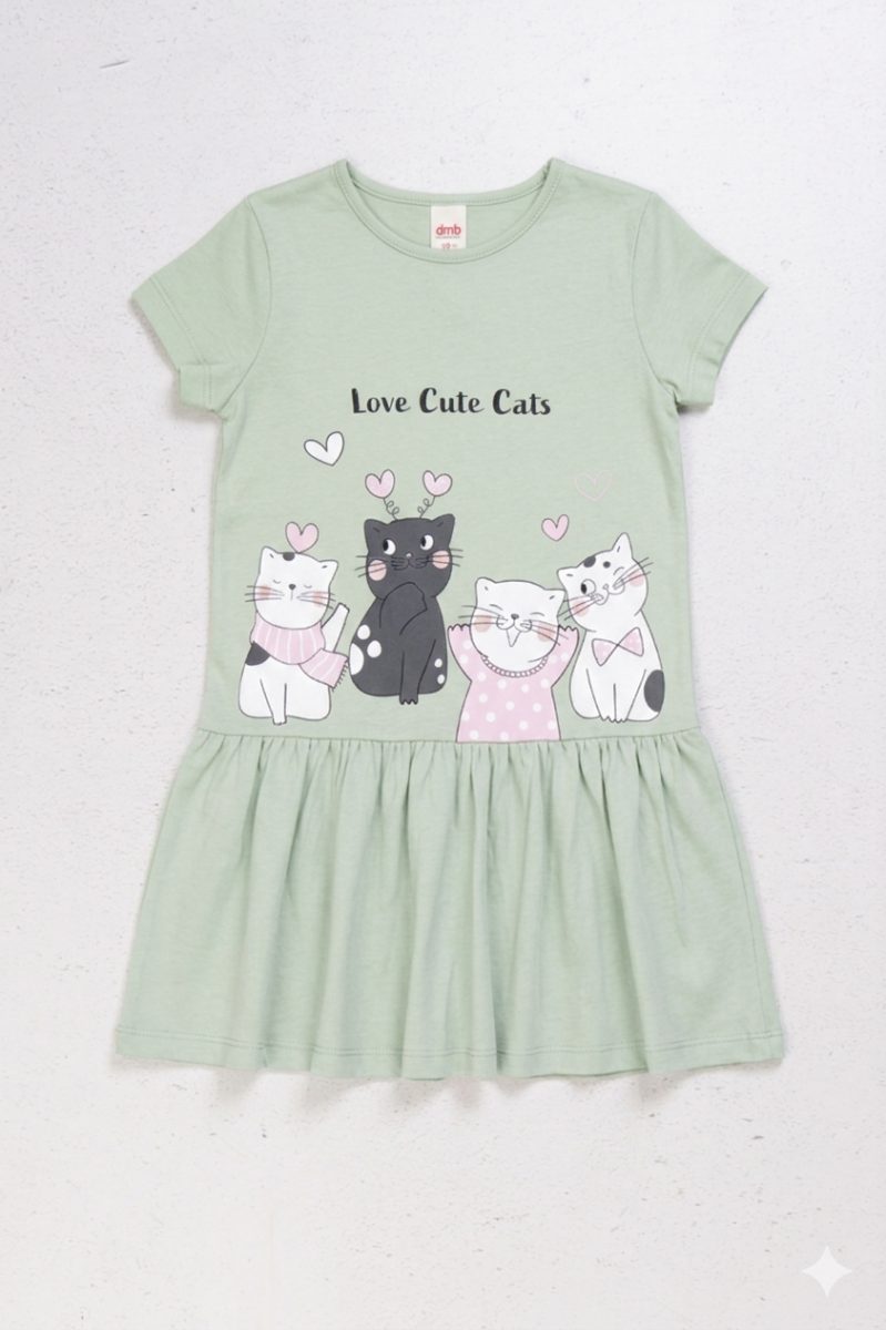 DMB -girl summer cats dress