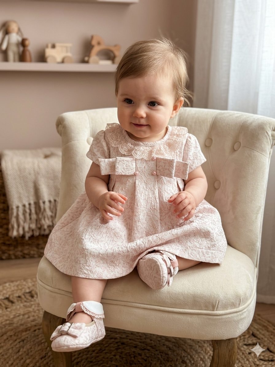 Gratta - baby girl vintage dress set