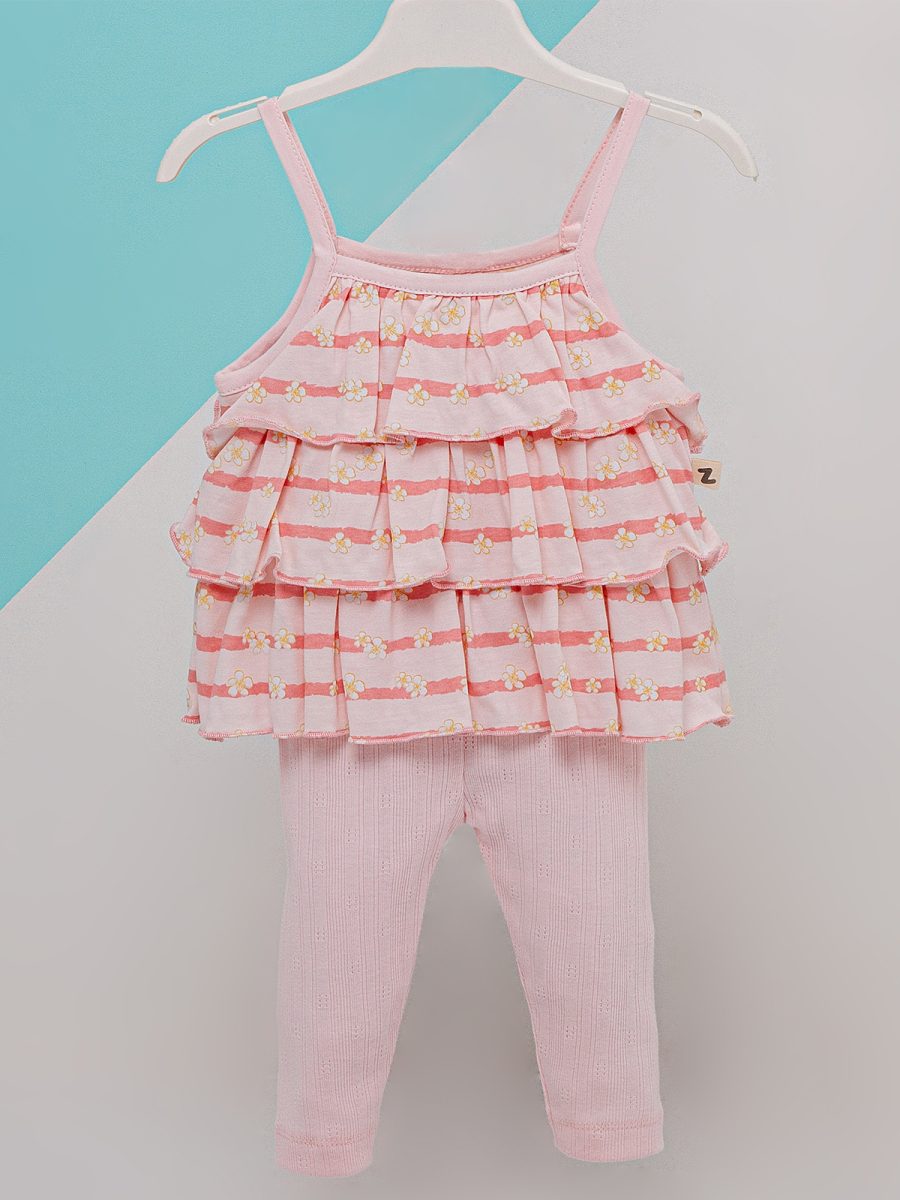 Baby Z - summer pink baby set