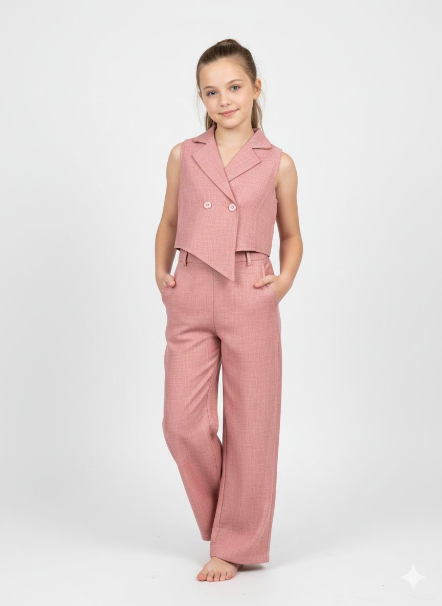 Cikoby- woven vest set