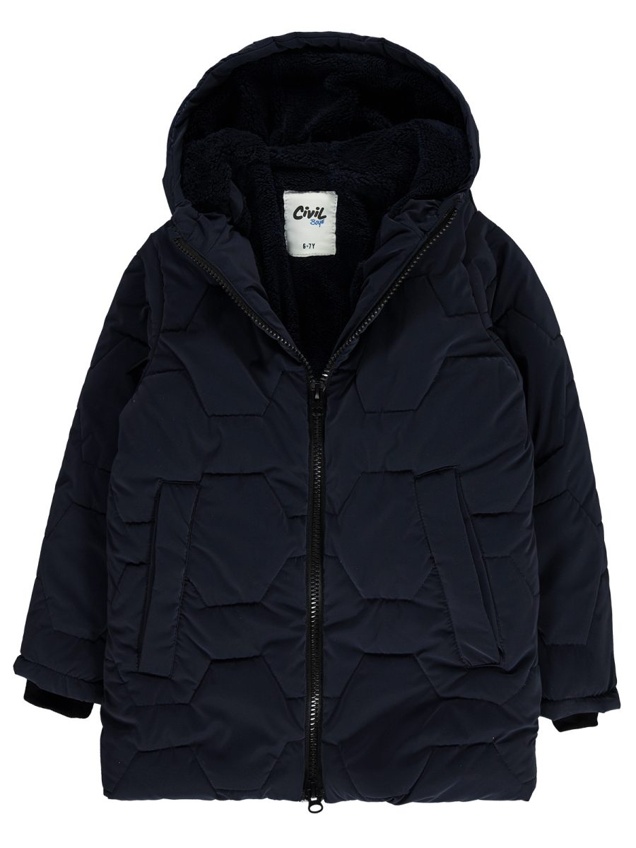 Civil Boys Geometric Pattern coat