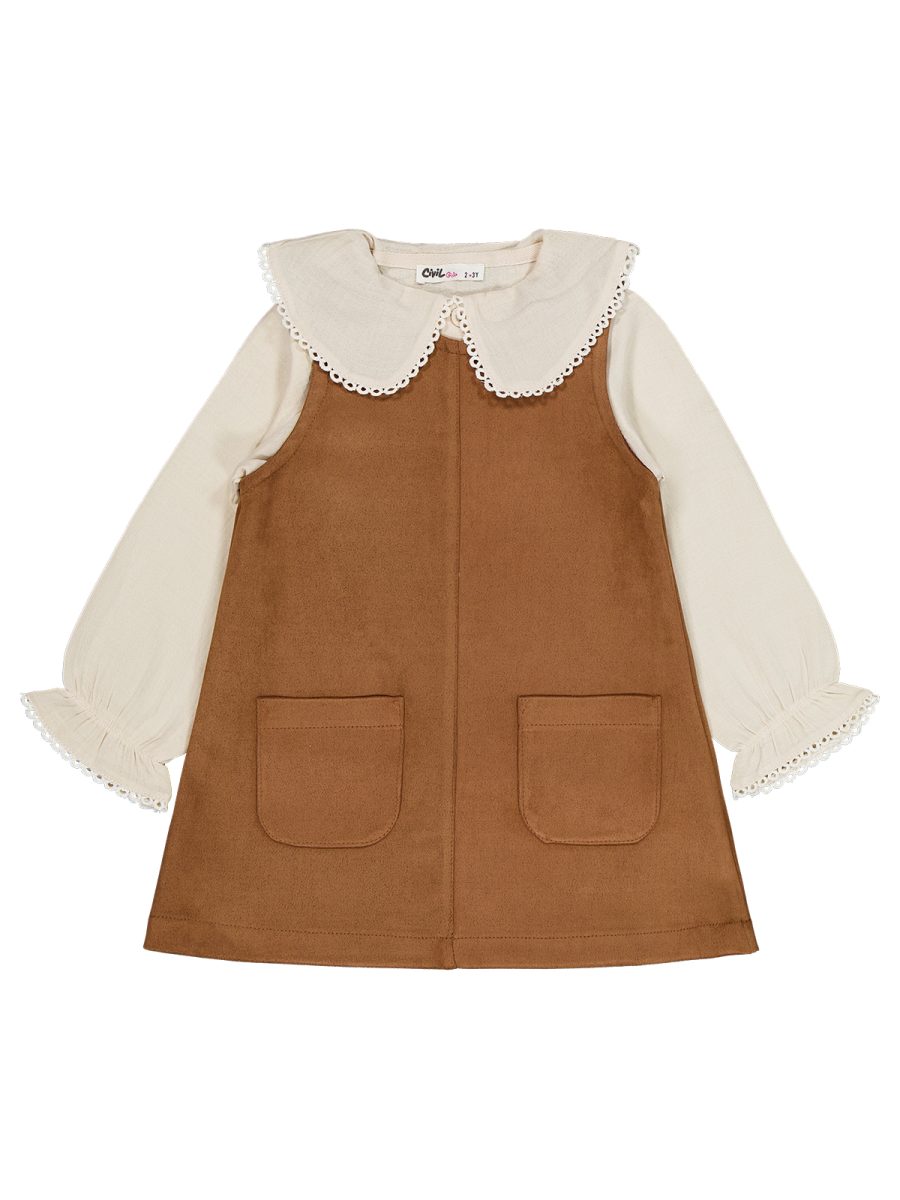 Civil Girls Dress brown