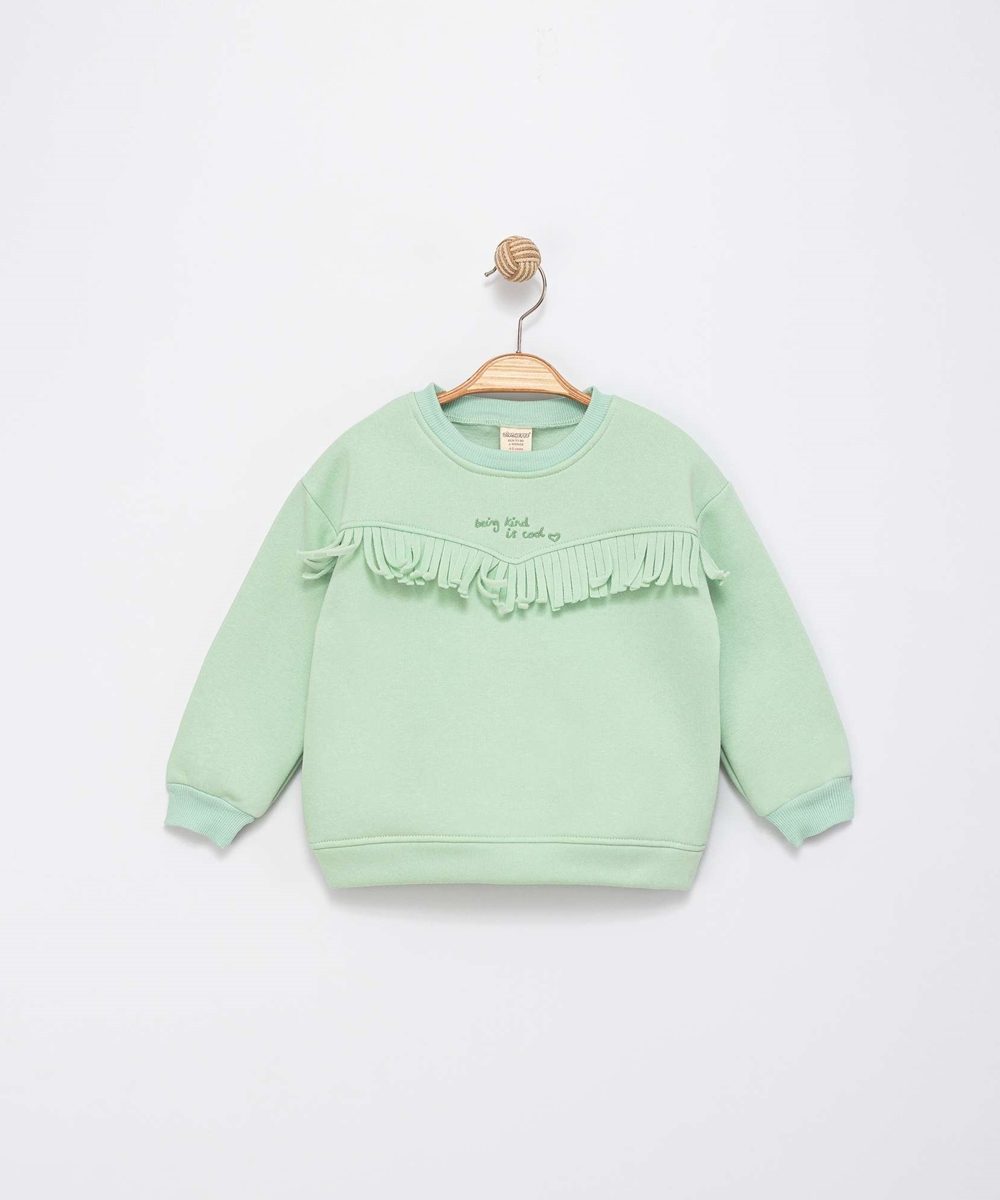 Divonette Girl Sweatshirt , water green