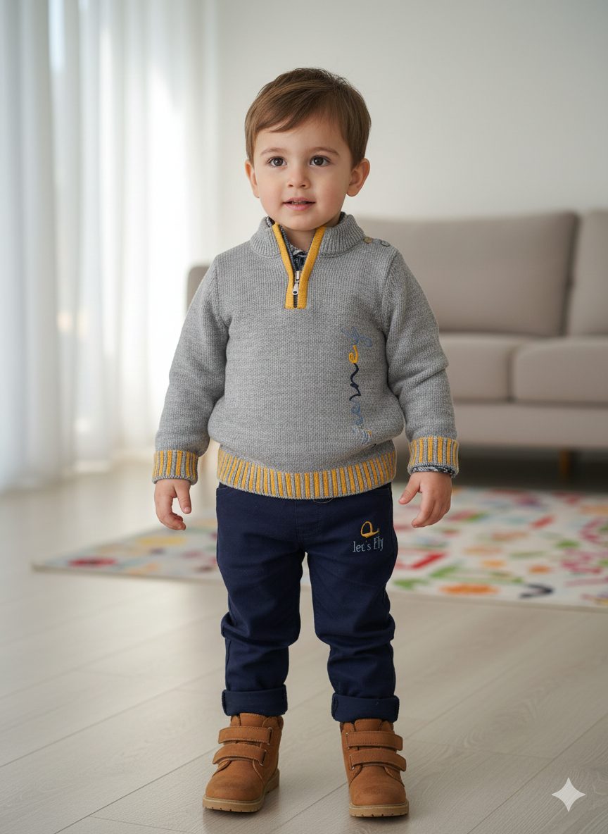 Bebus – “Let’s Fly” 3-Piece Little Gentleman Set