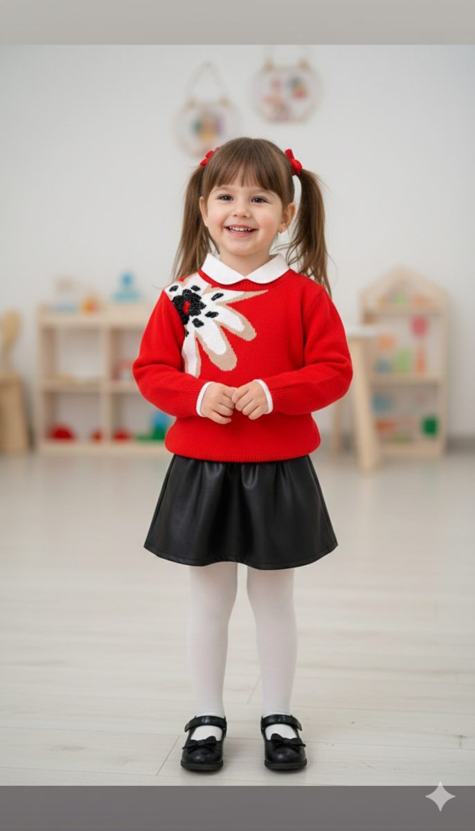Bebus – Little Princess 3-Piece Knitted Sweater Set