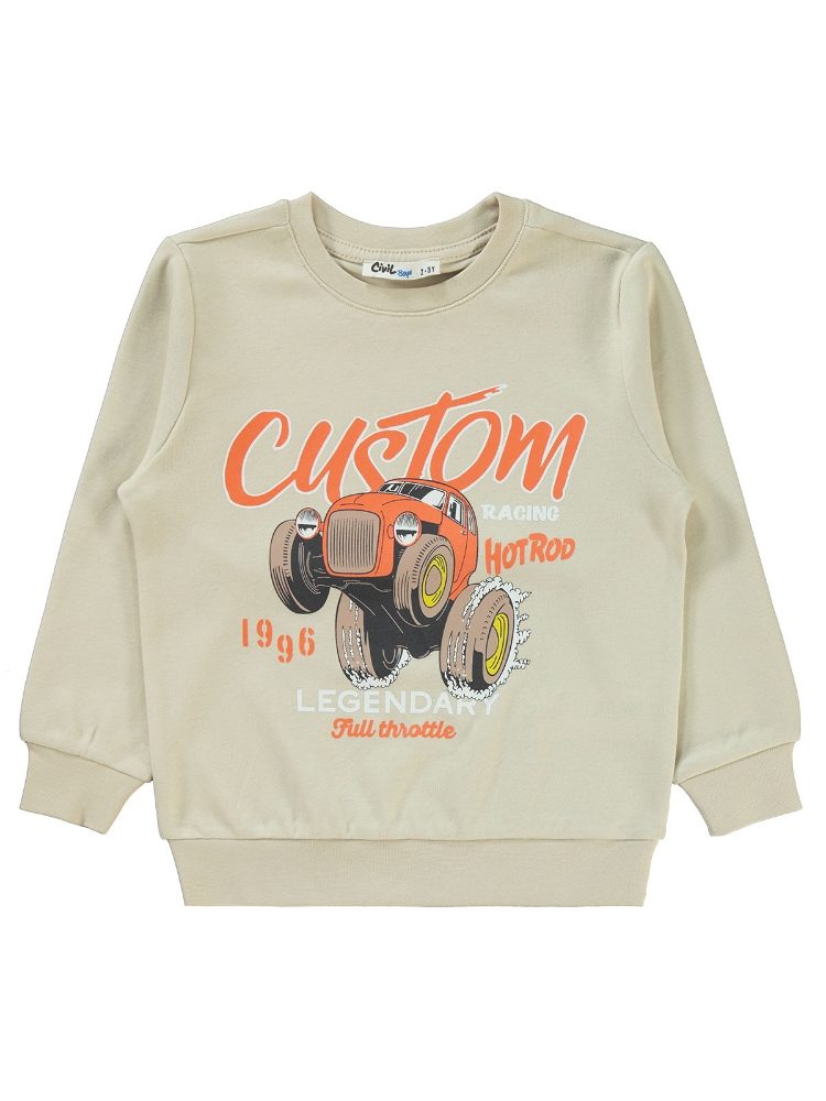 Civil Boys track Printed Sweatshirt