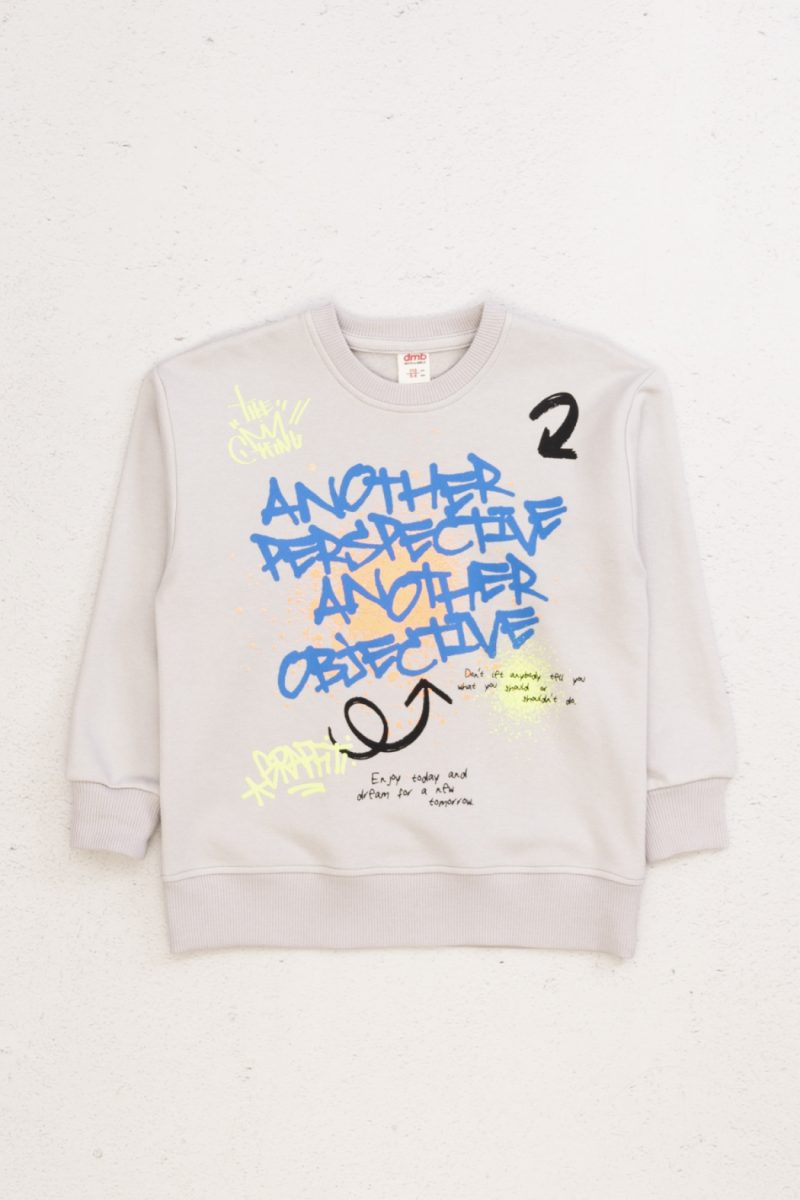 DMB - Boys' Classic Grey Cozy Sweatshirt