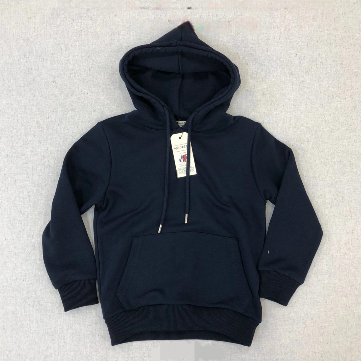 Essential Navy Blue Kangaroo Pocket Hoodie