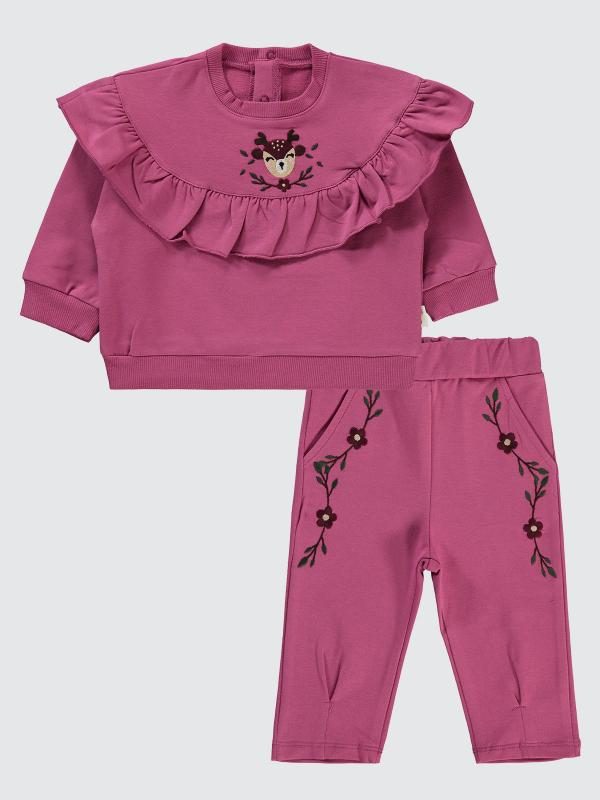 Civil Baby Fine Embroidered 2-Piece Set