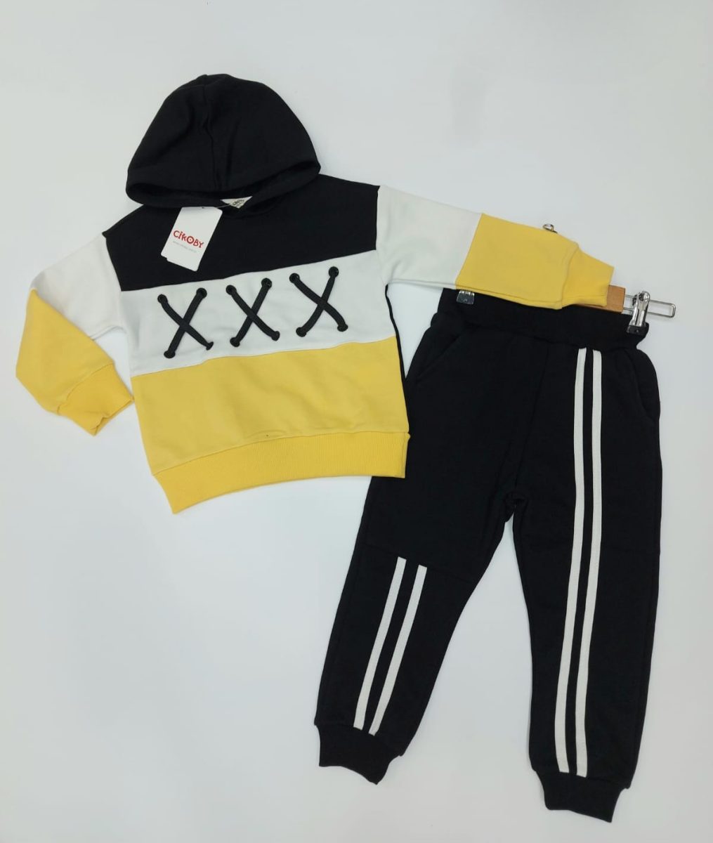 Çikoby Embroidered Boys' Tracksuit Set