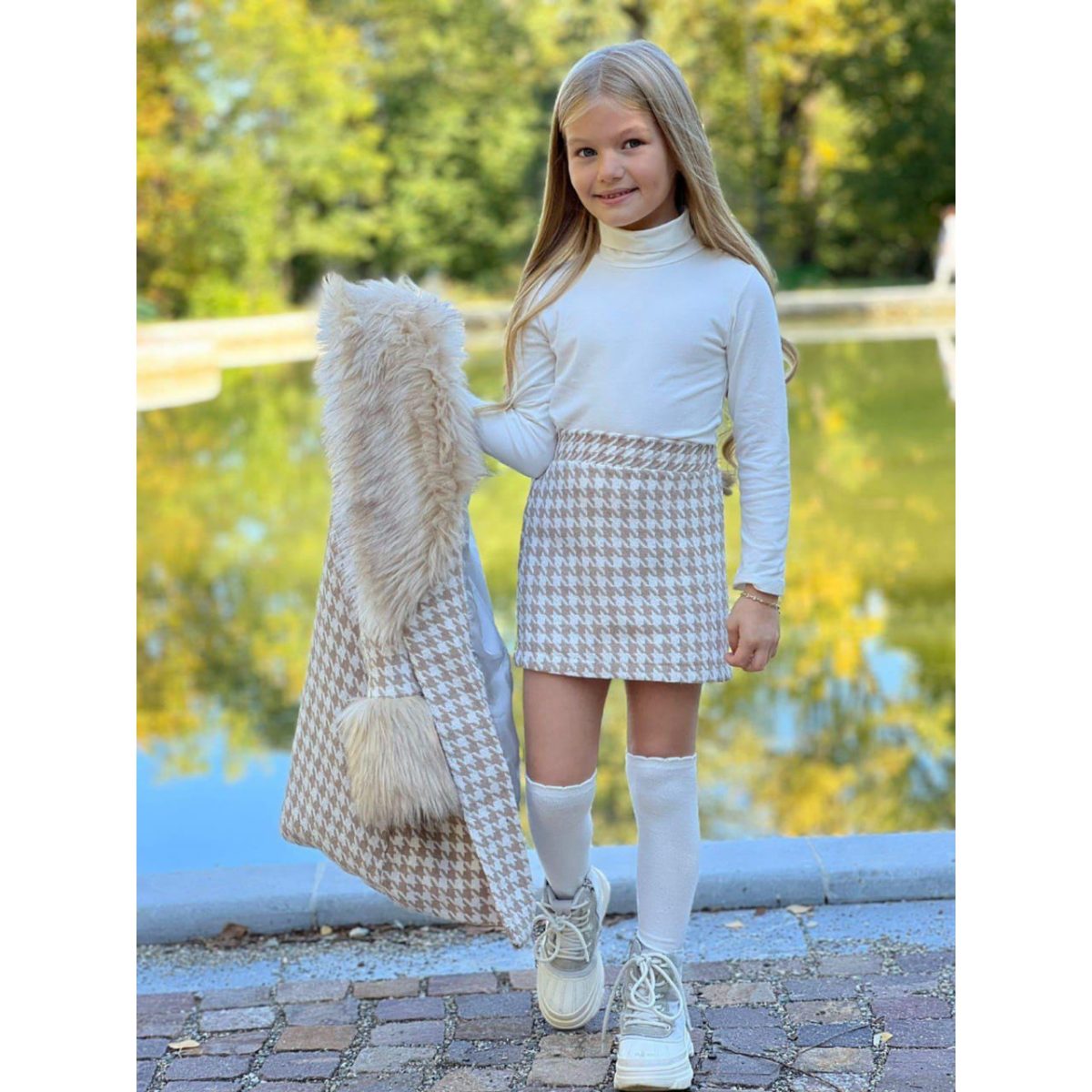 The Luxe Houndstooth Set