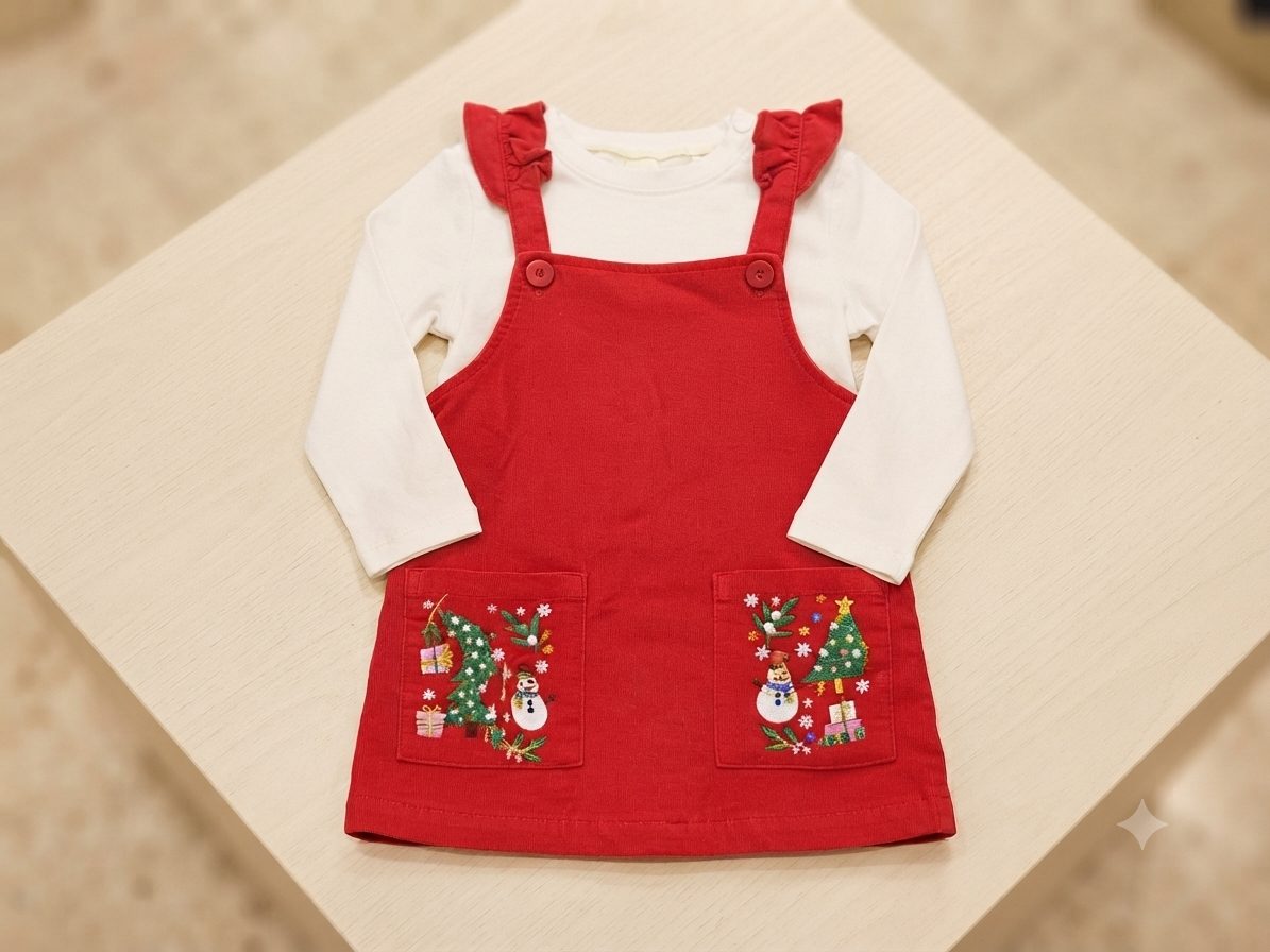 Cichlid Baby red Outfit Set