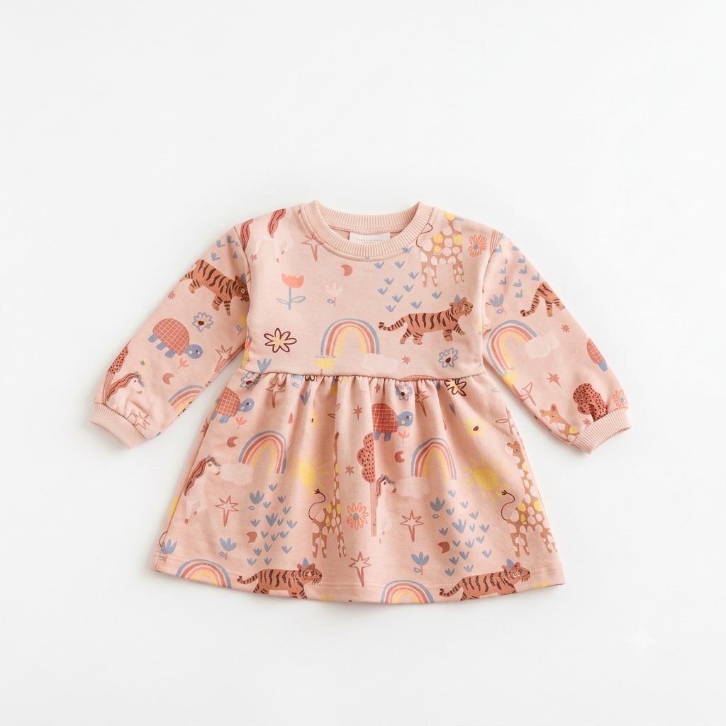 Cichlid Baby Printed Dress