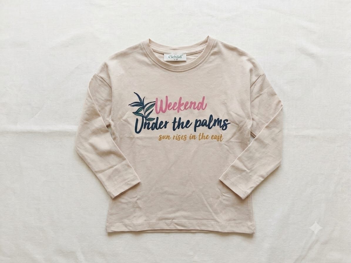 cichild kids weekend under the palms tshirt