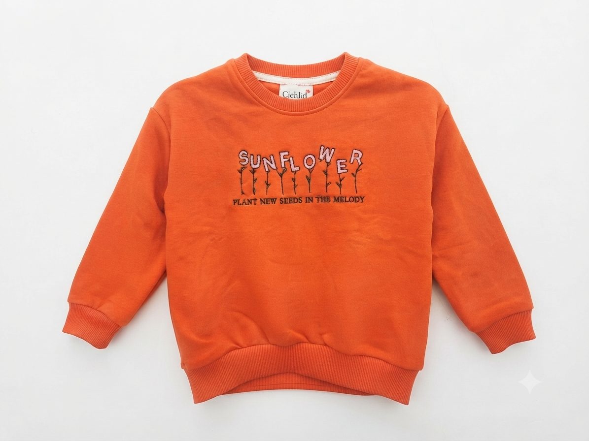cichild kids sunflower sweatshirt