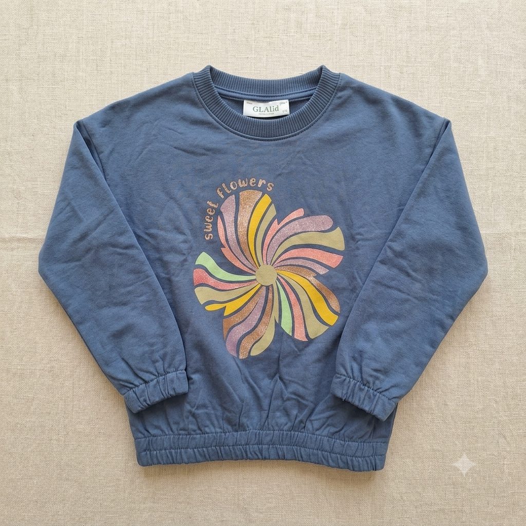 cichild kids sweet flowers sweatshirt