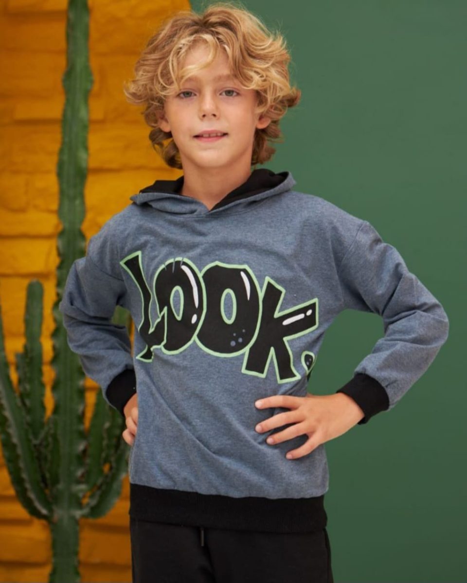 Mackays Kids Navy Melange Sweatshirt