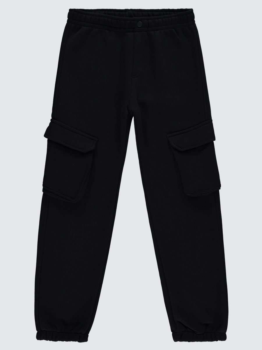 Civil Girls fleeced black Track Pants