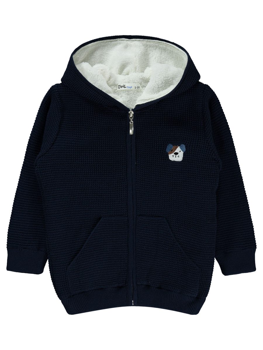 CIVIL Boys Cardigan Navy