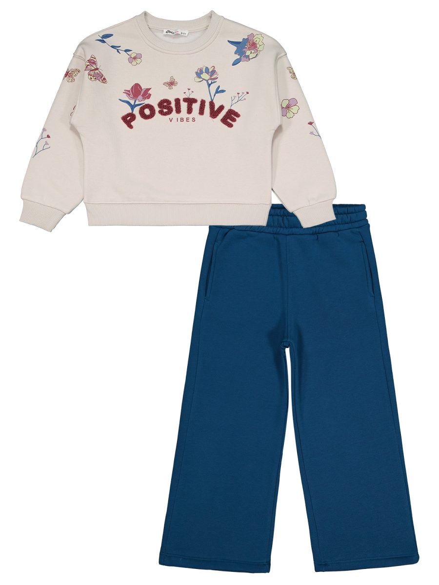 civil girl - positive vibes fleeced tracksuit