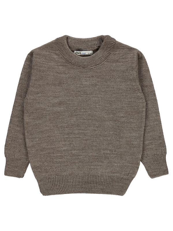 civil - brown knit sweater