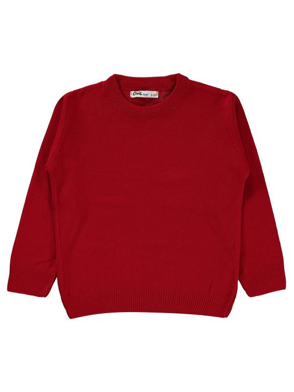 civil - red knit sweater