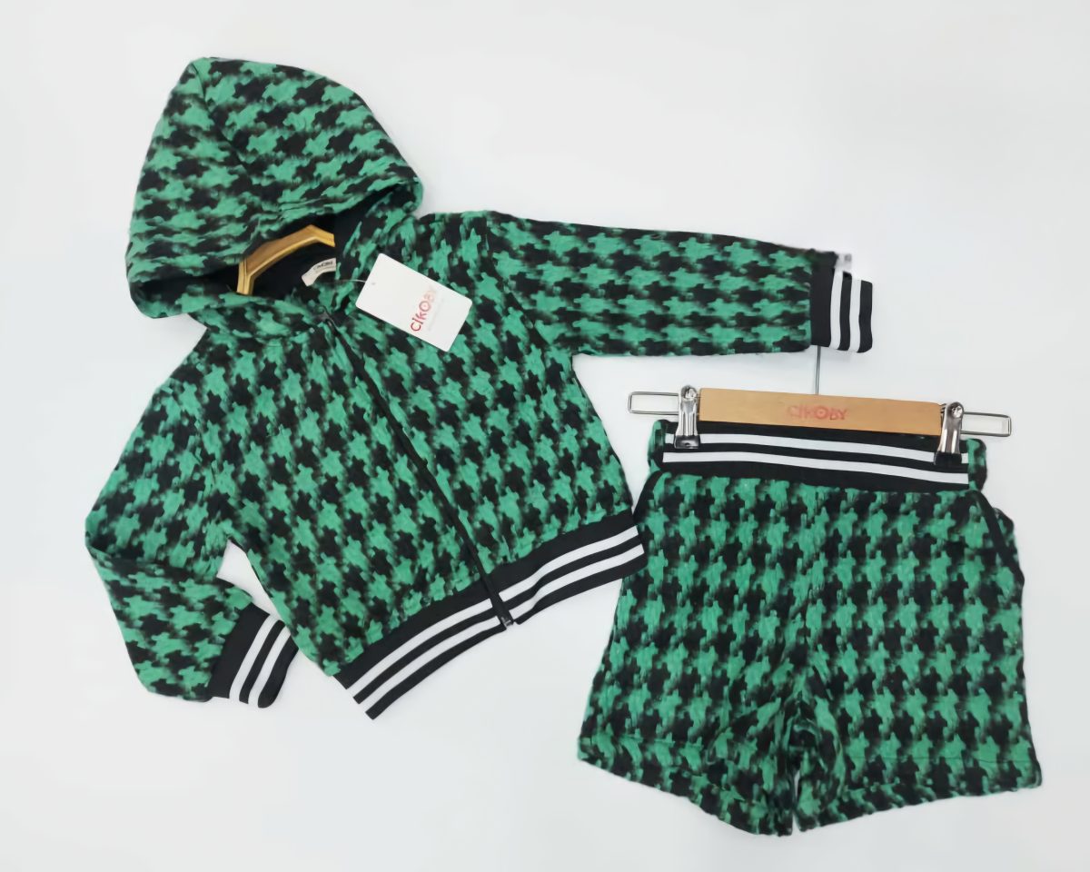 cikoby - the green houndstooth set