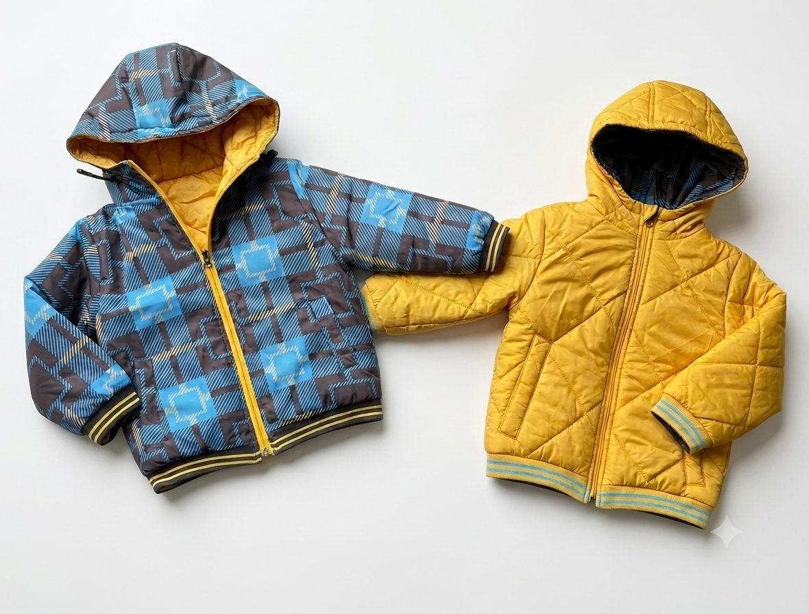 jacklion - the reversible yellow puffer jacket