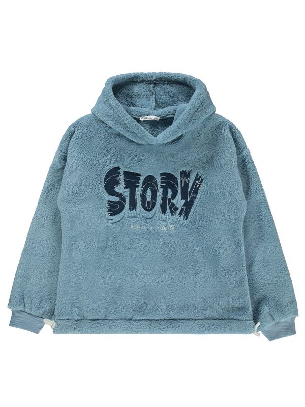Civil Girls Story Embroidered  Sweatshirt