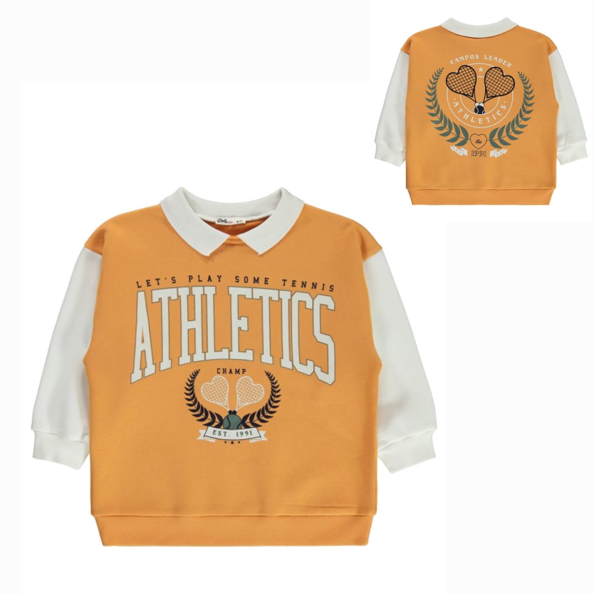 Civil Girls Collared College  Sweatshirt